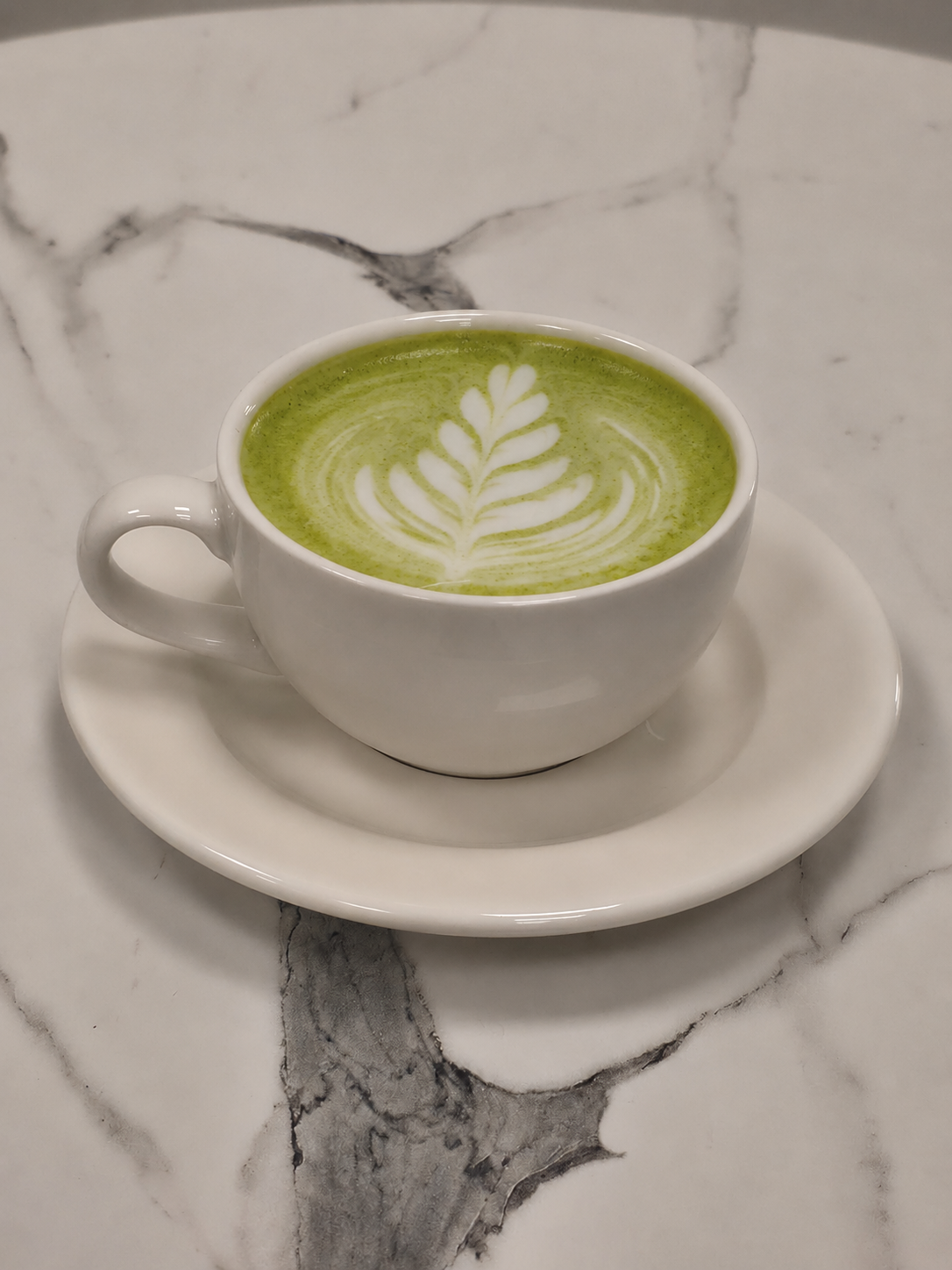 Vanilyalı Matcha Latte